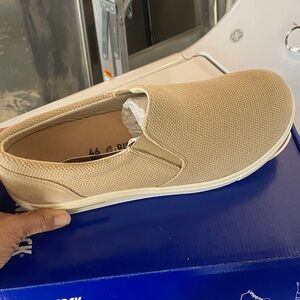 Birkenstock Men's Tan Slip-On Loafers